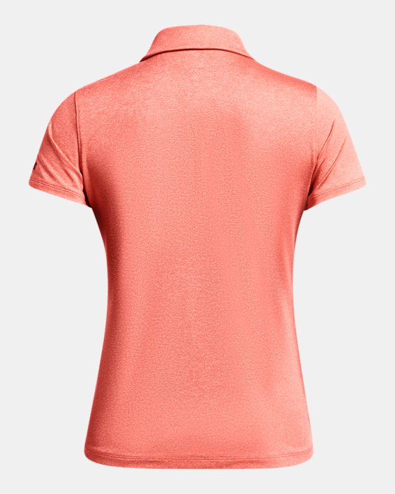 Women's UA Playoff Short Sleeve Polo in Red image number 3